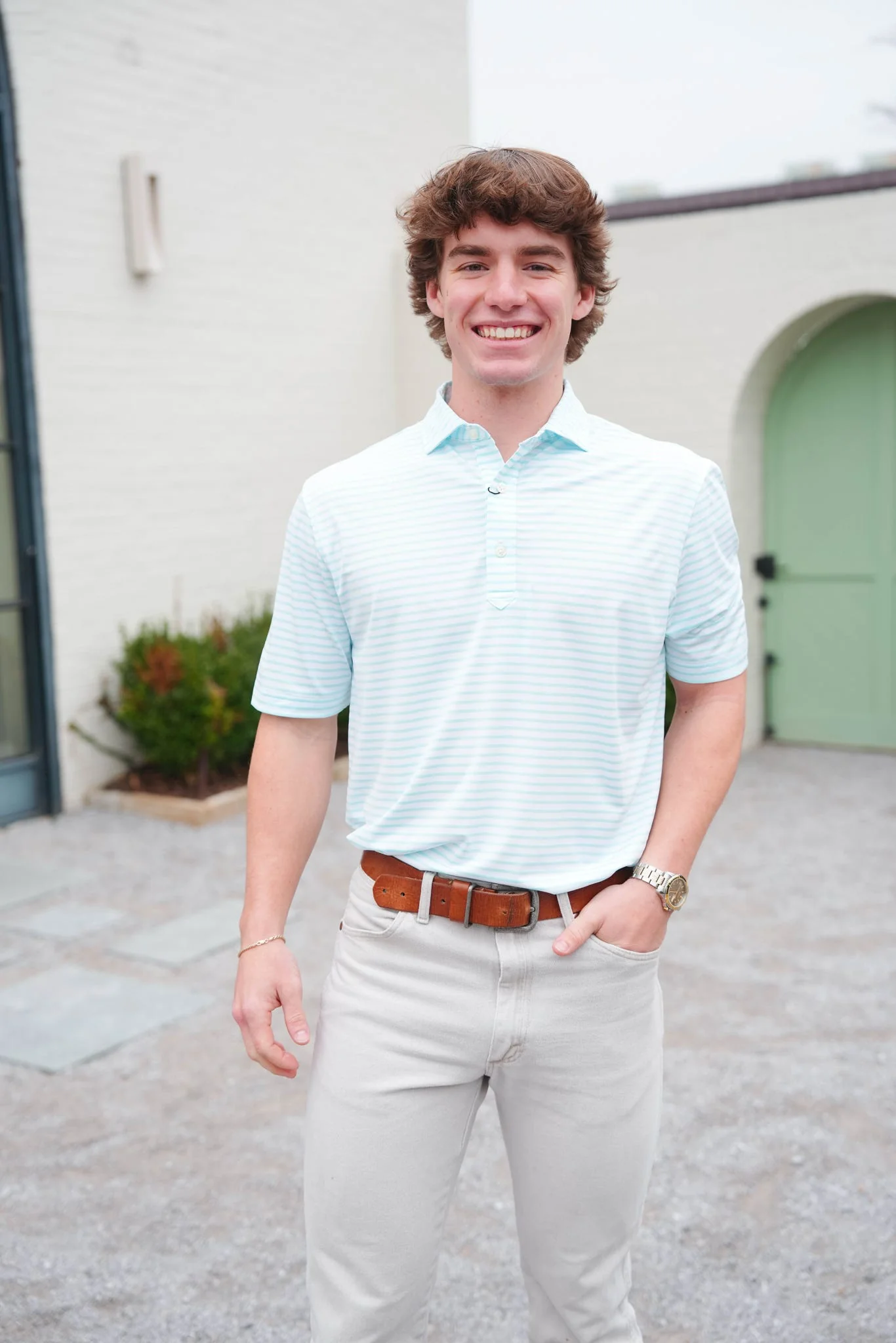 Turtleson Gus Stripe Polo - Image 11