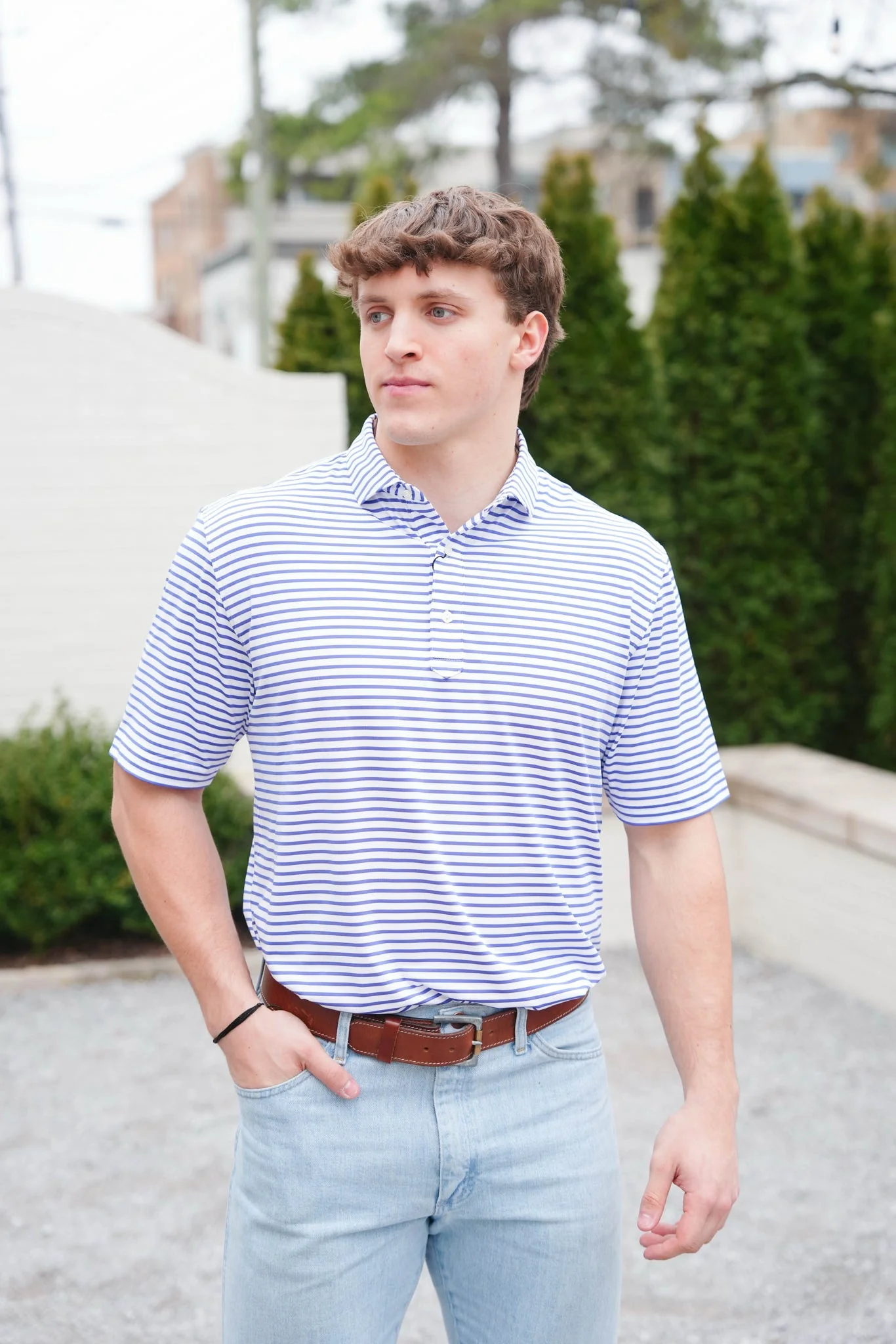 Turtleson Gus Stripe Polo - Image 9