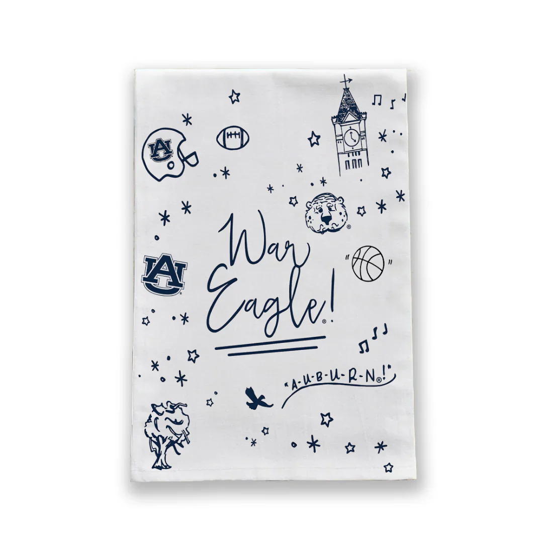 Collegiate Confetti Tea Towel - Image 2