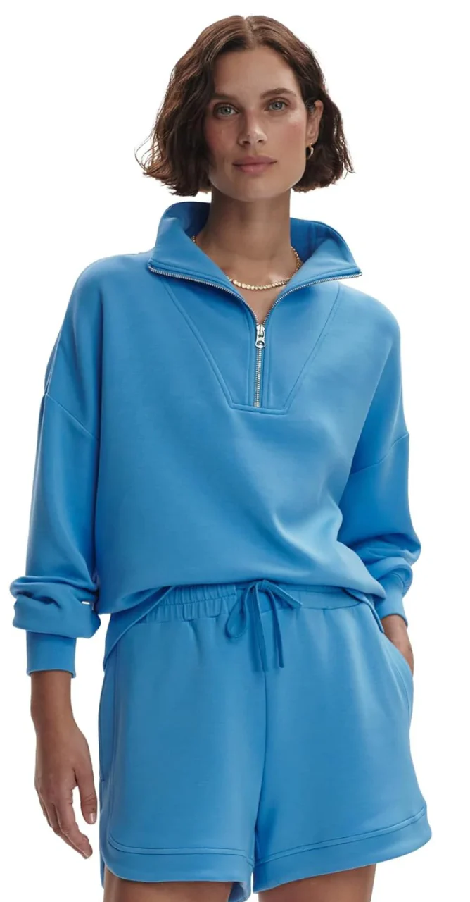 Varley Hawley Half Zip Sweat - Image 7