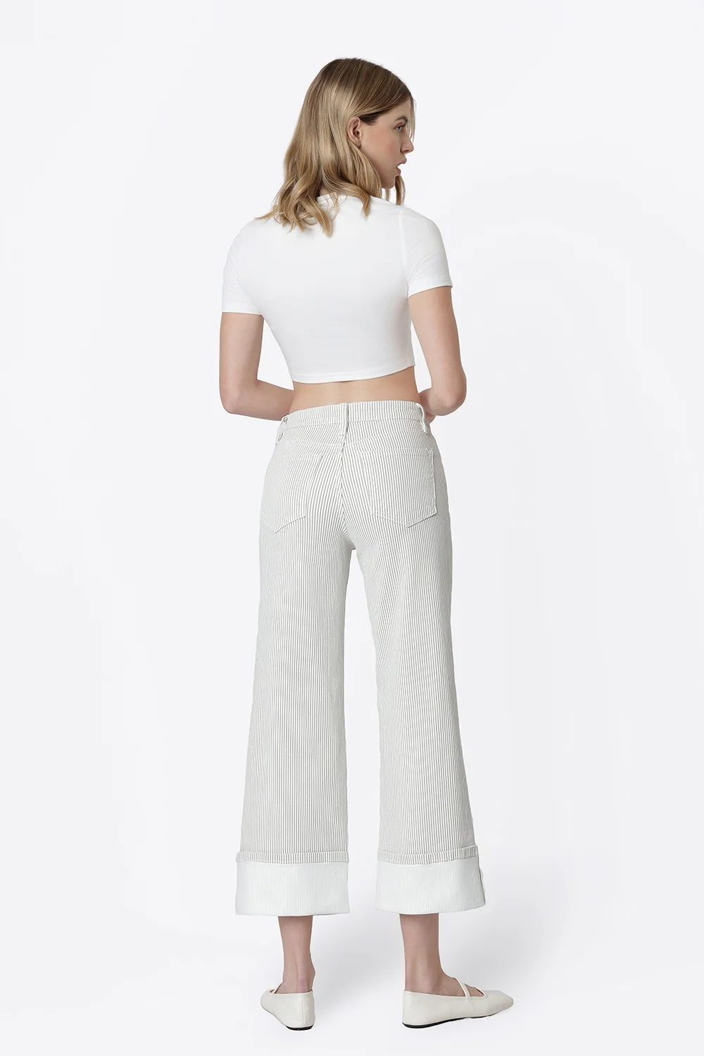 Vevert Striped Cuff Jean - Image 4