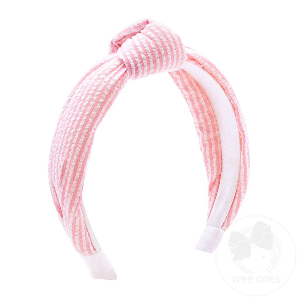 Girls' Wee Ones Seersucker Headband - Image 2