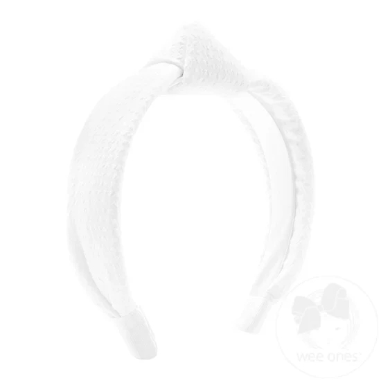 Girls' Wee Ones Seersucker Headband - Image 3