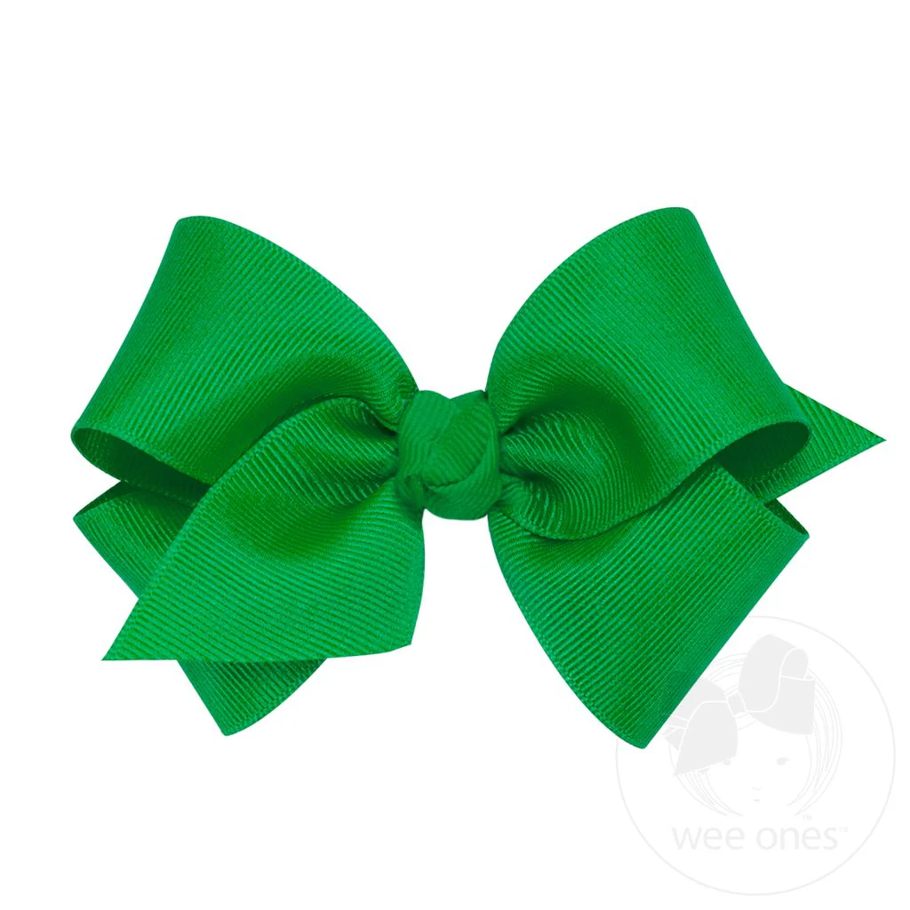Girls' Wee Ones Small Classic Grosgrain Bow - Image 15