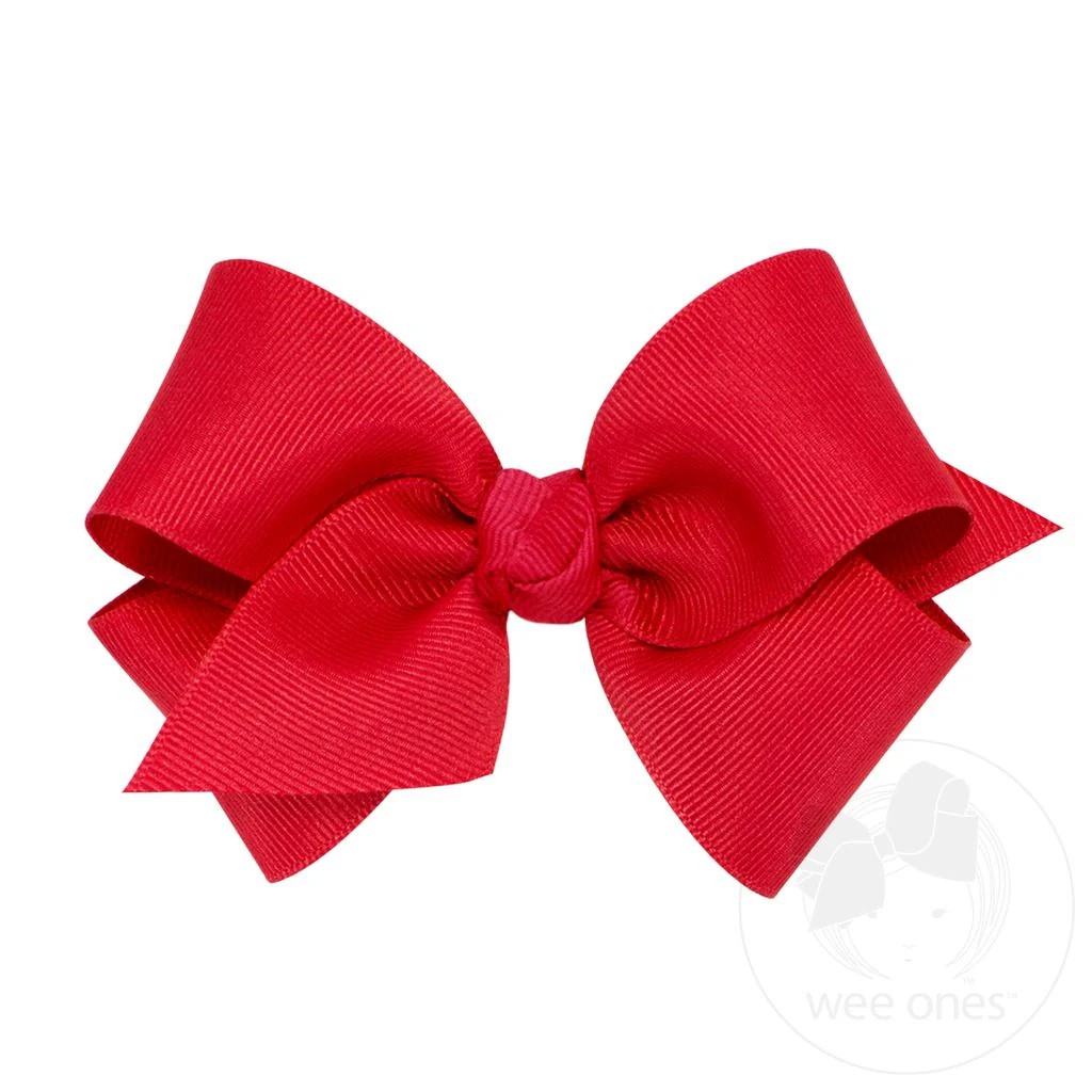 Girls' Wee Ones Small Classic Grosgrain Bow - Image 7