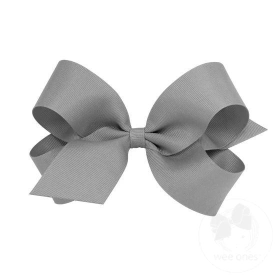 Girls' Wee Ones Large Classic Grosgrain Hair Bow - Image 10