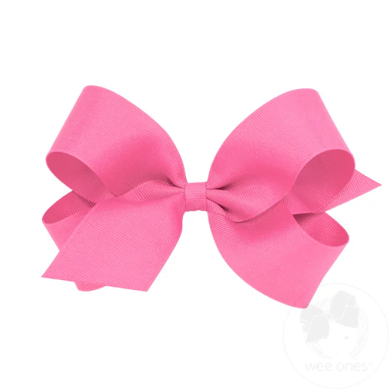 Girls' Wee Ones Large Classic Grosgrain Hair Bow - Image 3