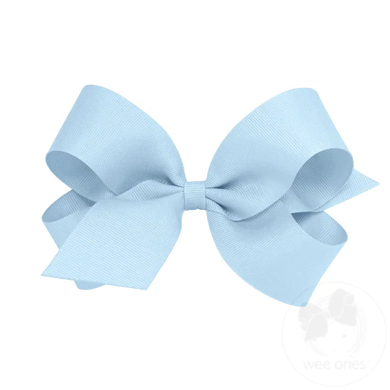 Girls' Wee Ones Large Classic Grosgrain Hair Bow - Image 4