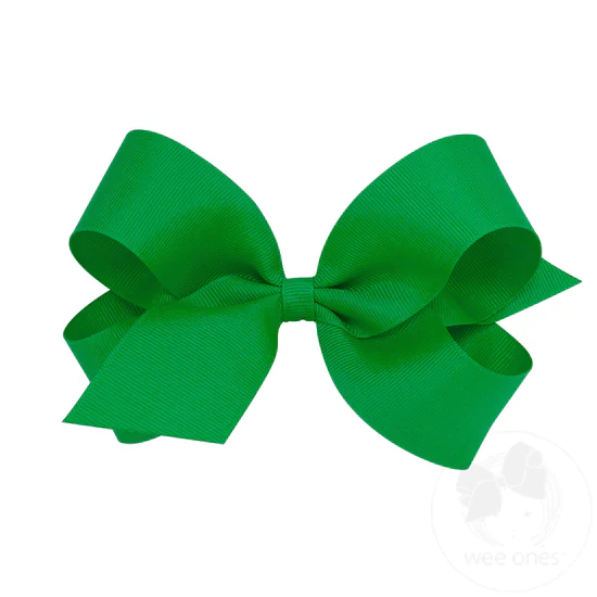 Girls' Wee Ones Large Classic Grosgrain Hair Bow - Image 5