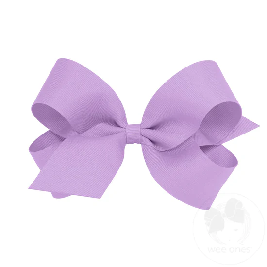 Girls' Wee Ones Large Classic Grosgrain Hair Bow - Image 6