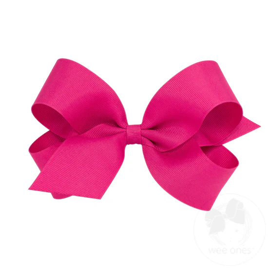 Girls' Wee Ones Large Classic Grosgrain Hair Bow - Image 9