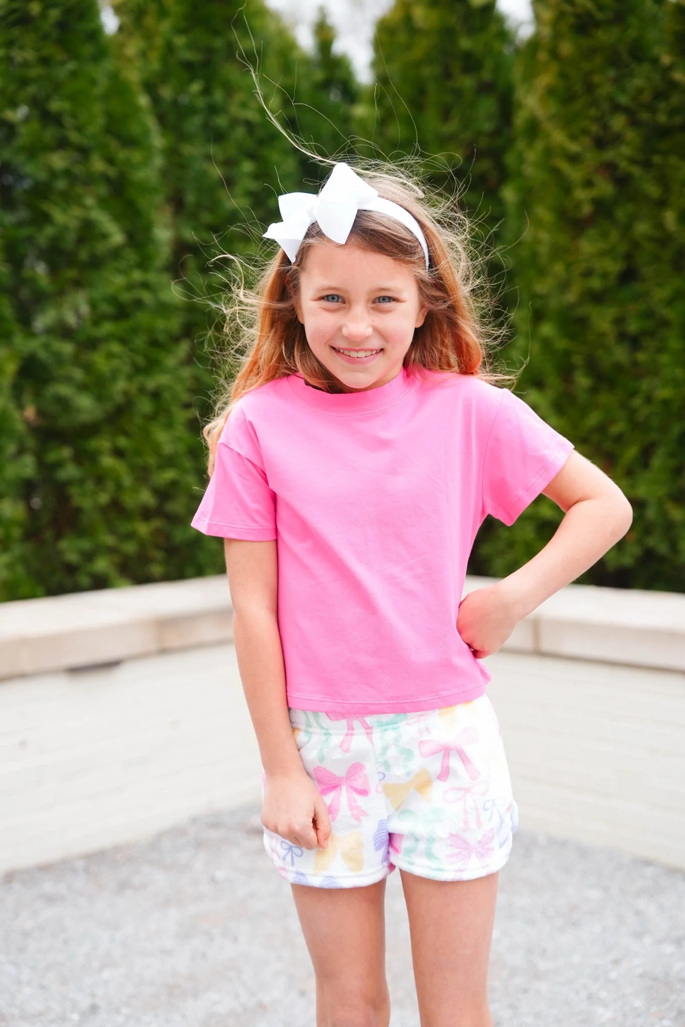 Girls' Wee Ones Hair Bow On A Headband - Image 9
