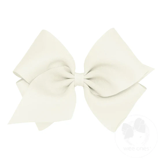 Girls' Wee Ones Mini King Classic Grosgrain Hair Bow
