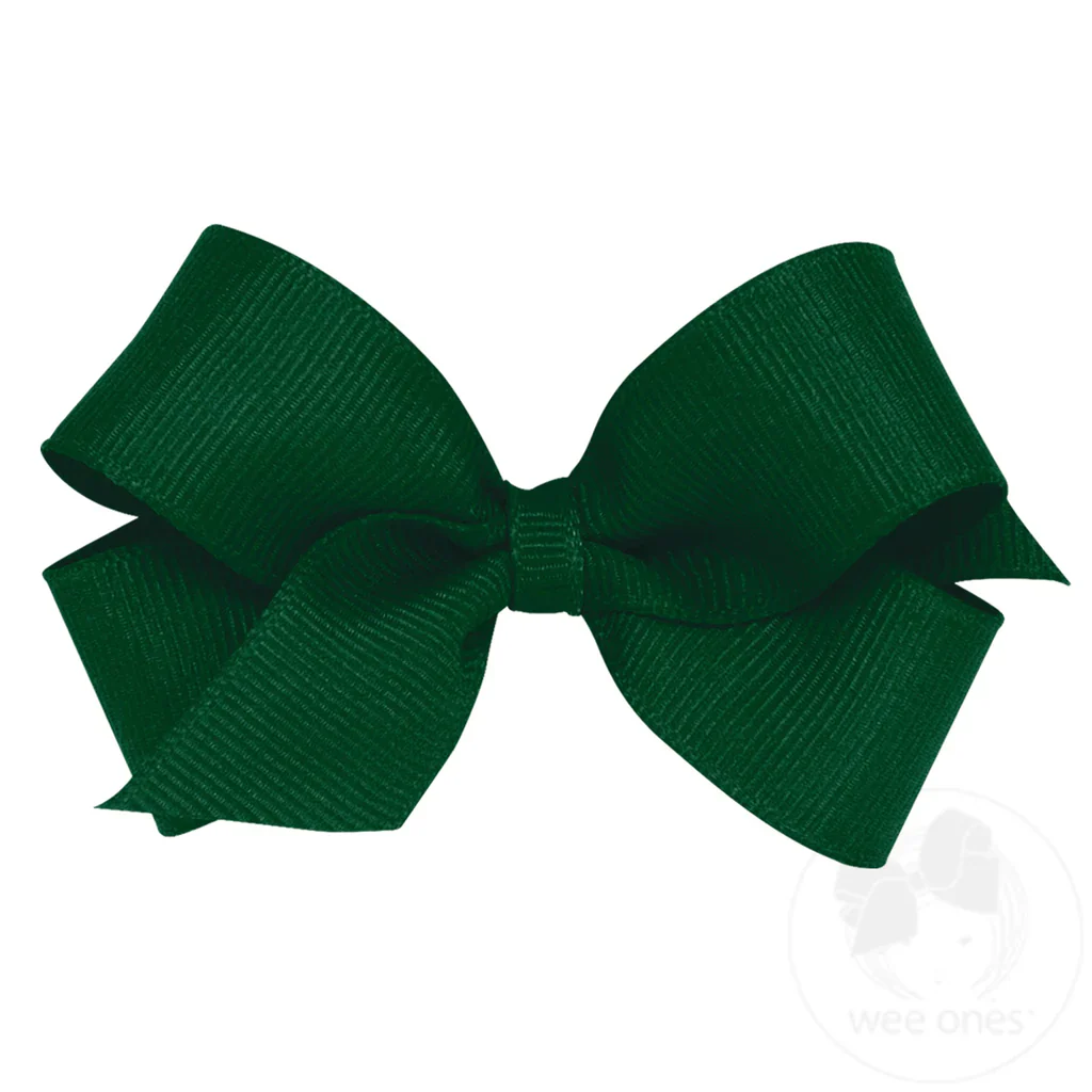 Girls' Wee Ones Mini King Classic Grosgrain Hair Bow - Image 19
