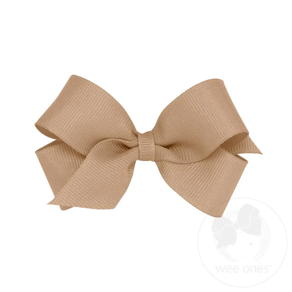 Girls' Wee Ones Mini King Classic Grosgrain Hair Bow - Image 20