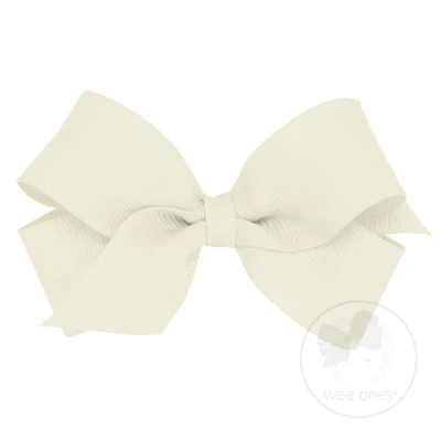Girls' Wee Ones Mini Classic Grosgrain Hair Bow - Image 3