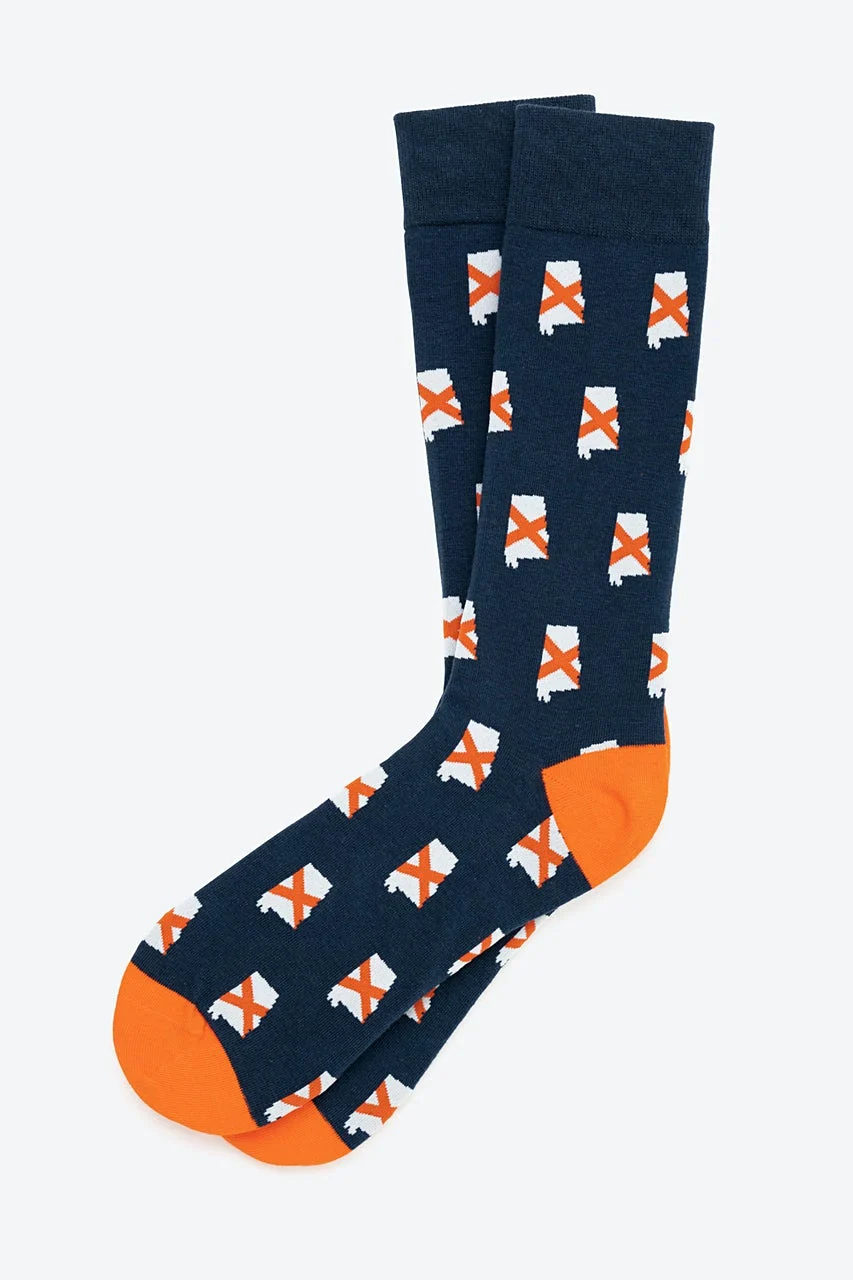 Wild Attire Alabama State Flag Socks - Image 3