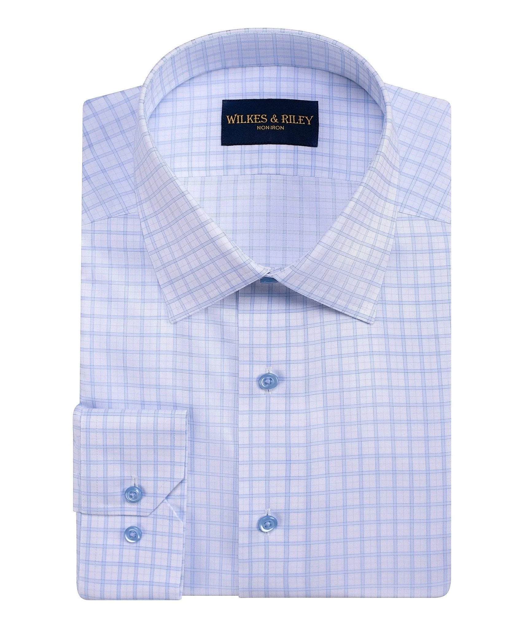 Wilkes & Riley Framed Check Spread Classic Fit
