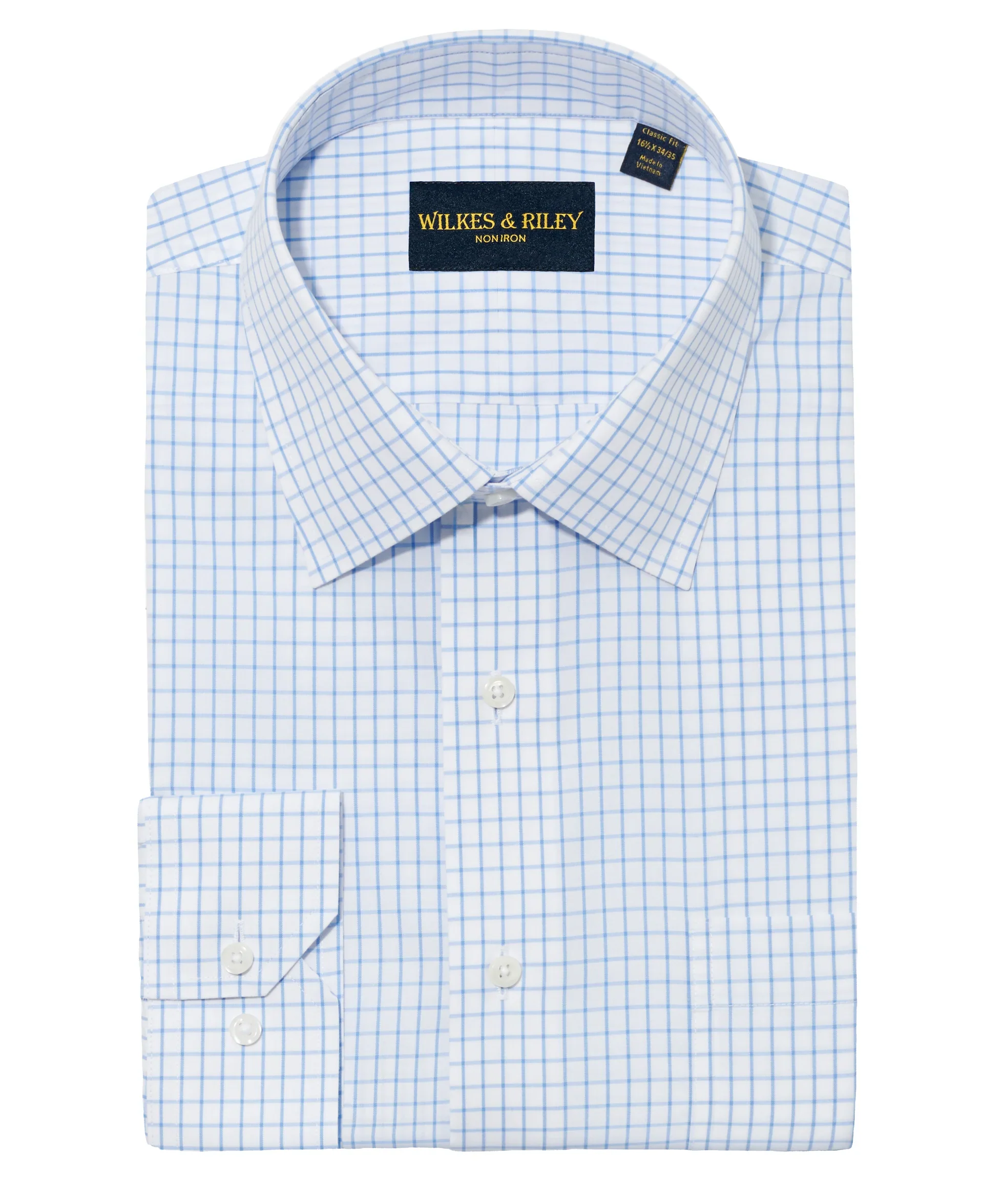 Wilkes & Riley Large Check Spread Broadcloth Classic