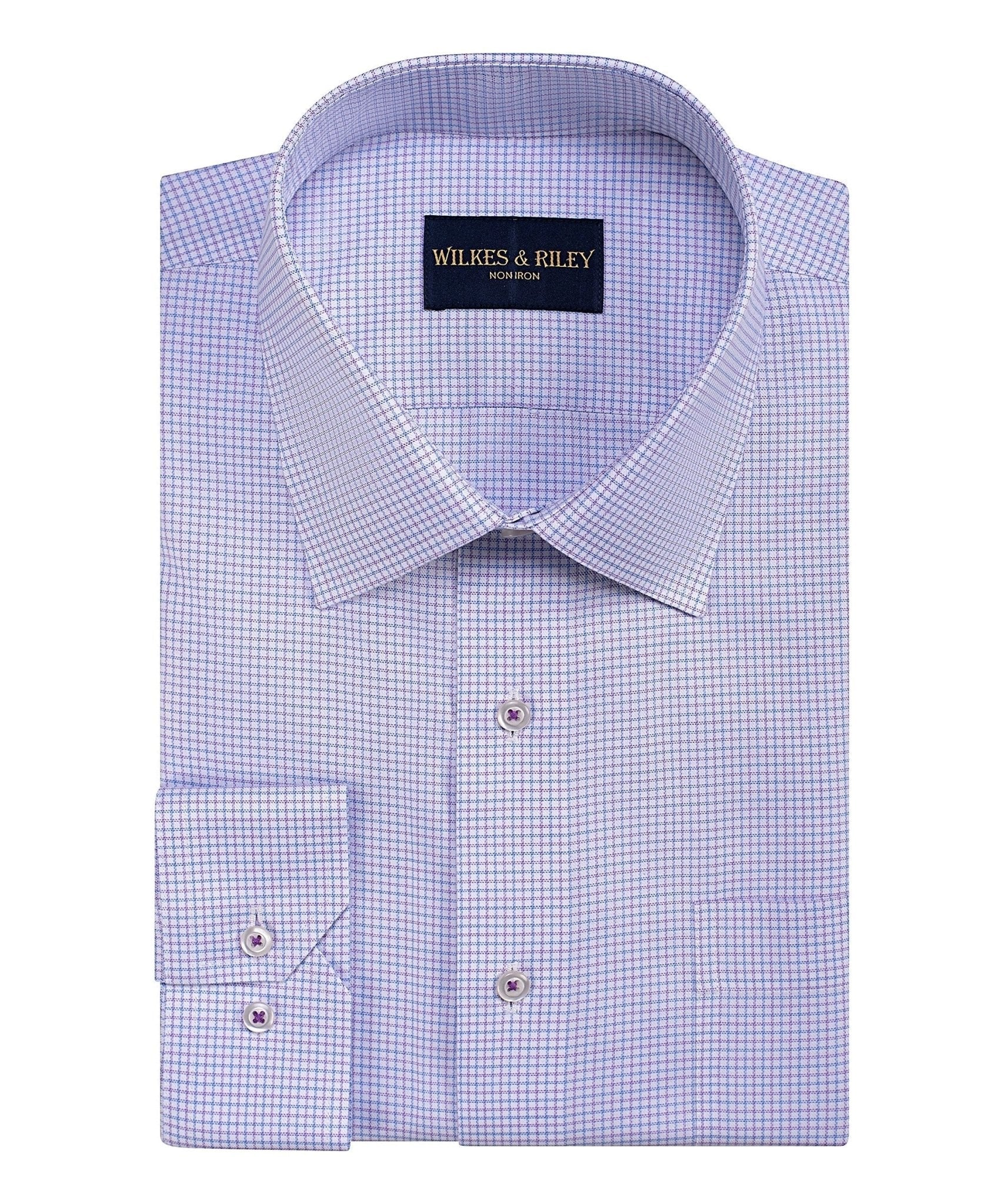 Wilkes & Riley Micro Check Button Down