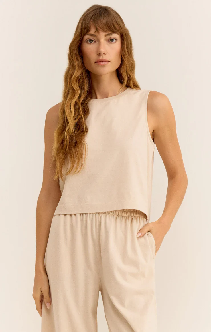 Z Supply Sloane Cotton Jersey Tank - Image 8