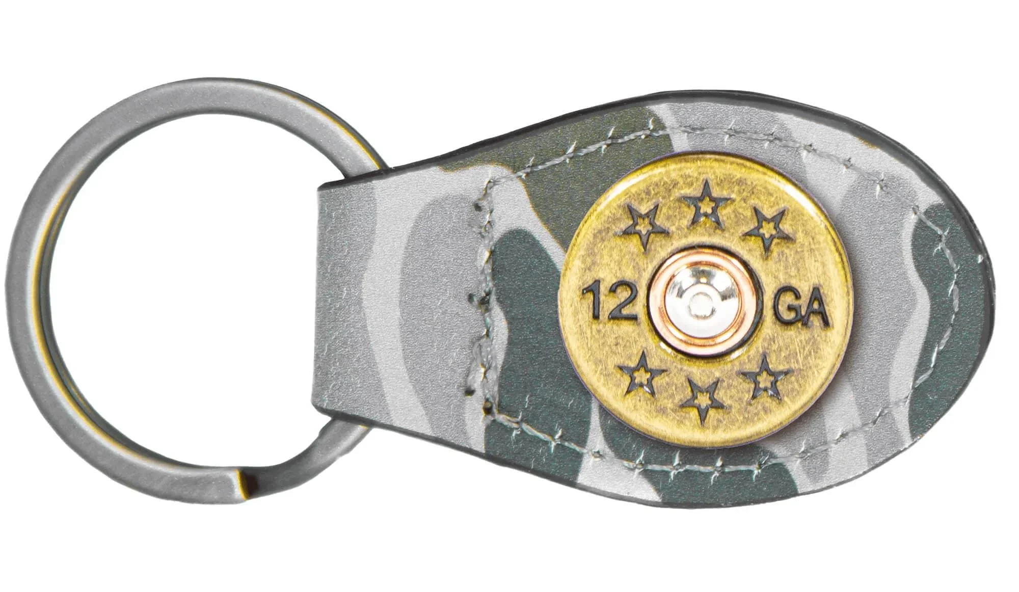 Zeppelin Old School Camo Oval Key Fob - Image 2