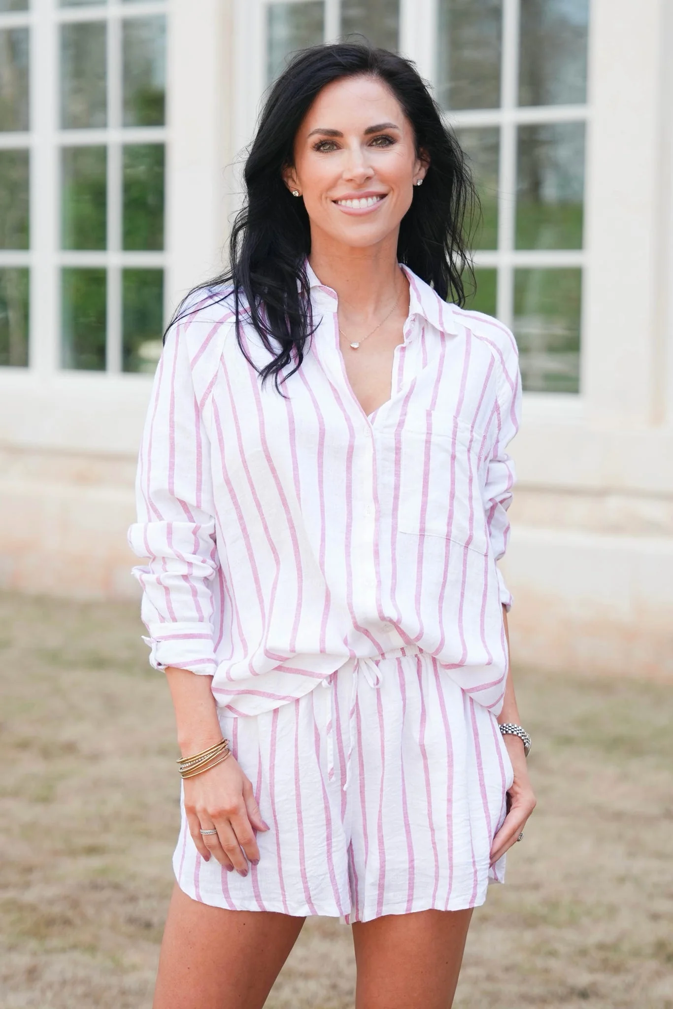 Z Supply Perfect Linen Striped Top - Image 7
