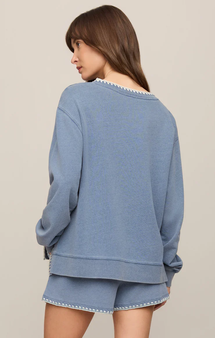 Z Supply Cam Knit Whipstitch Top - Image 2