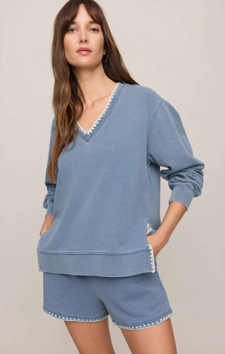 Z Supply Cam Knit Whipstitch Top - Image 3